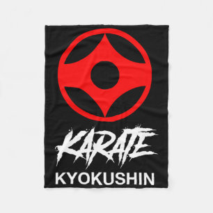 Kyokushin-Karate-Symbol Kyokushinkai-Dojo-Training Fleecedecke