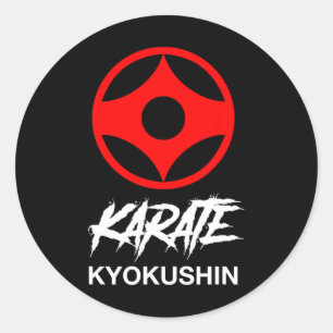 Kyokushin-Karate-Symbol Kyokushinkai-Dojo-Training Runder Aufkleber