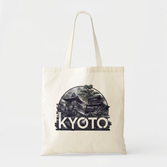 Kyoto City Japan Tragetasche (Vorne)