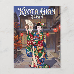 Kyoto Gion Japan Postkarte
