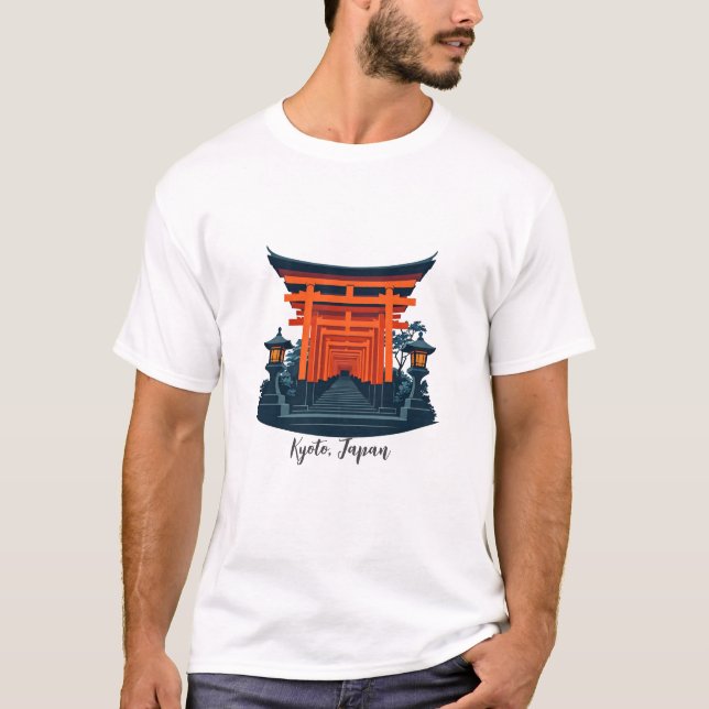 Kyoto Japan Fushimi Inari Taisha T-Shirt (Vorderseite)