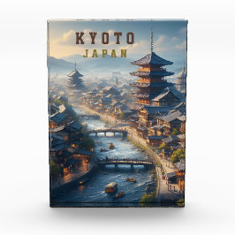 Kyōto Japan Landschaftsreise Vintag Fotoblock