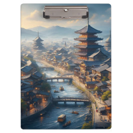 Kyōto Japan Landschaftsreise Vintag Klemmbrett