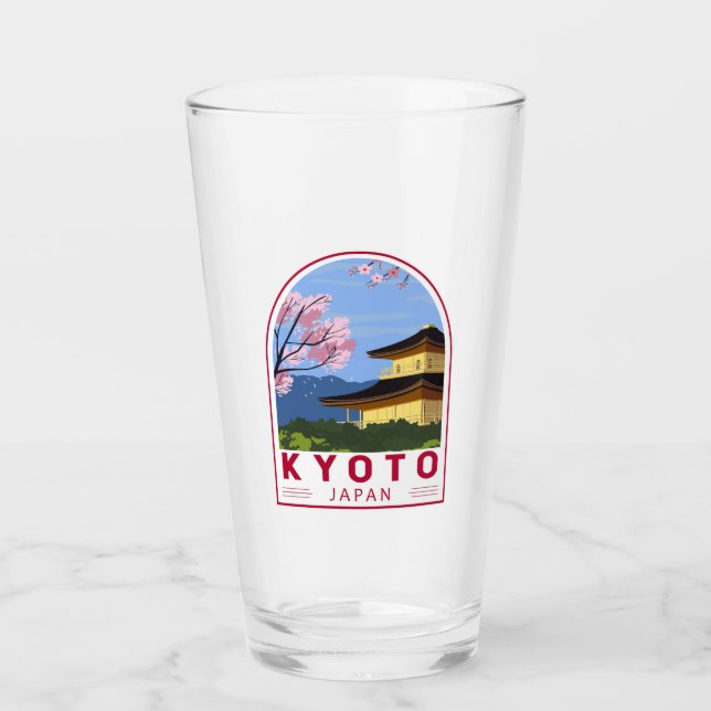 Kyōto Japan Reiseroutensemblem Glas (Vorderseite)