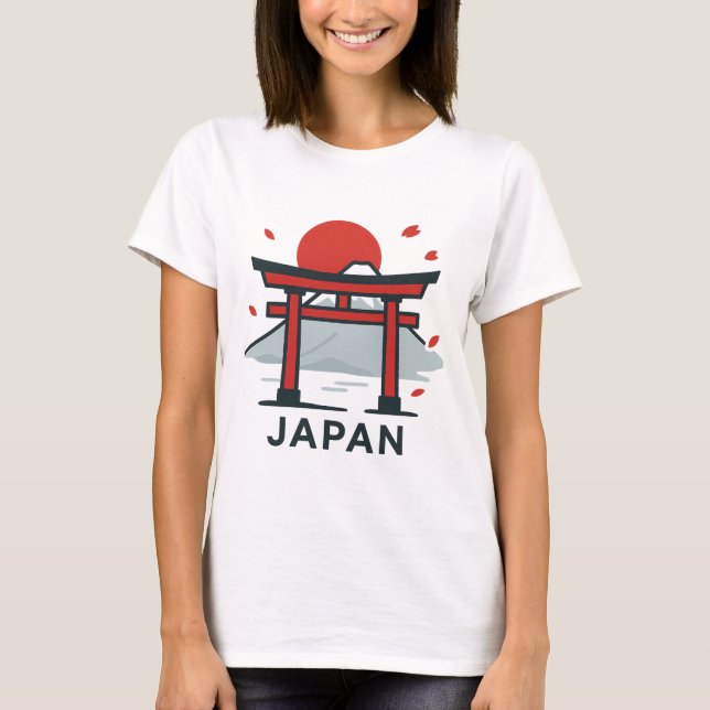 Kyoto Japan Torii Gate T - Shirt | Japanreise (Vorderseite)
