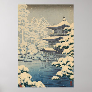 Kyoto Kinkakuji Tempel-Tsuchiya Koitsu Poster