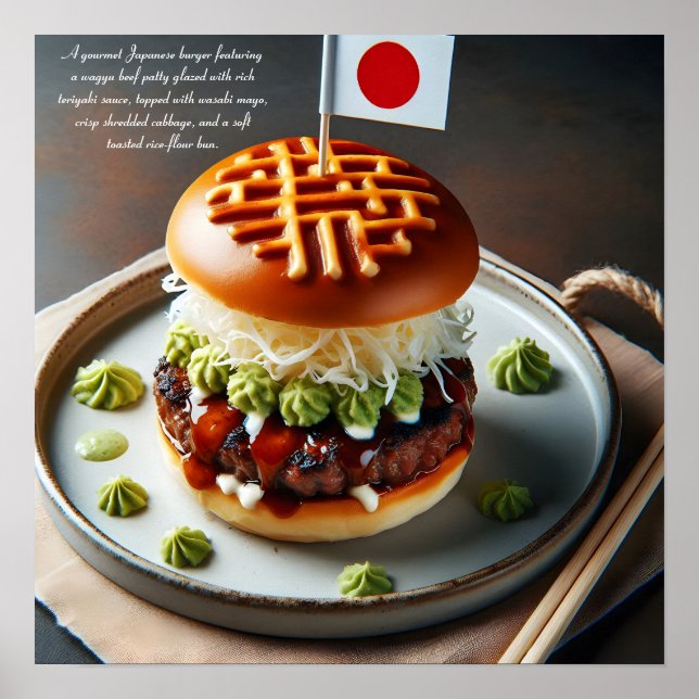 Kyōto Kitchen Burger Sensation Poster (Vorne)