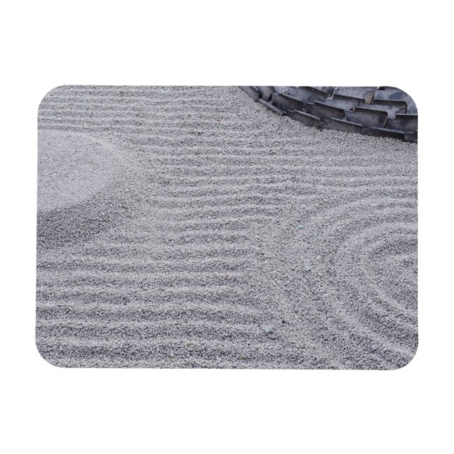 Kyoto, Kodai-ji Tempel, Raked Sand Patterns Magnet (Horizontal)