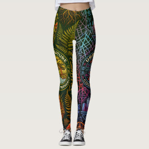 Kyoto Natur vs. Urban Tech Kollektives Nahtloses M Leggings