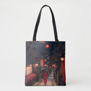Kyoto Night Lantern Walk-Tasche Tasche