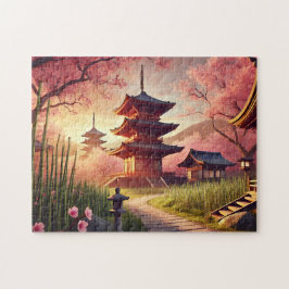 Kyoto Pagoda Cherry Blossom & Bamboo Forest