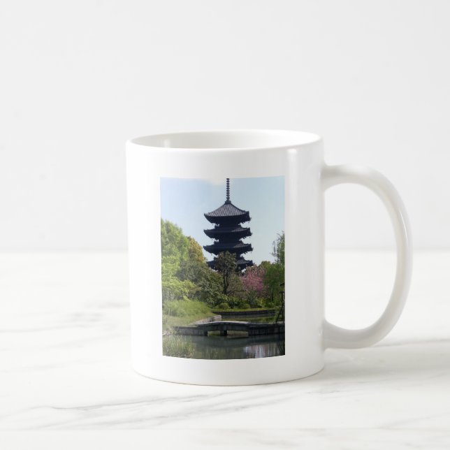 Kyoto-Pagode Kaffeetasse (Rechts)