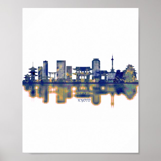 Kyoto Skyline Poster (Vorne)