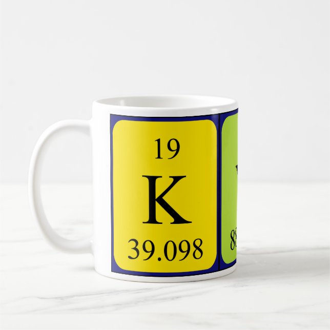 Kyra nom périodique de la table tasse (Gauche)