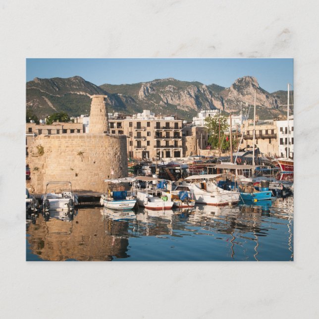 Kyrenia Harbour Nord-Zypern Postkarte (Vorderseite)