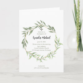 Kyriakos Griechisch-orthodoxe Kirche Taufprogramm Programm