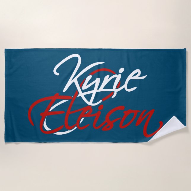 Kyrie Eleison Strandtuch (Vorderseite)