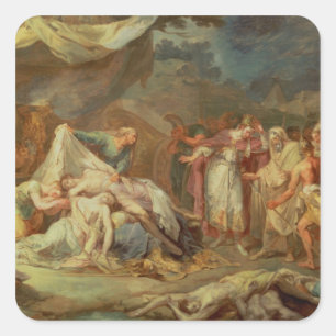 Kyros der Große Quadratischer Aufkleber