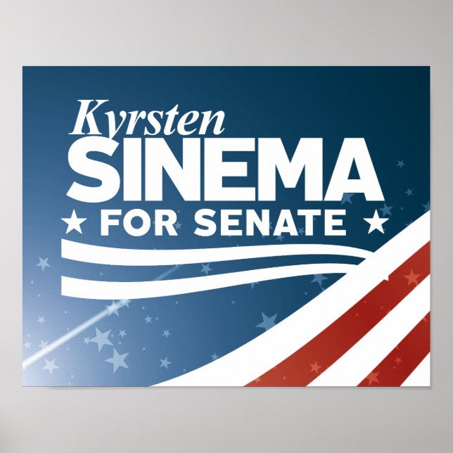 Kyrsten Sinema 2018 Poster (Vorne)