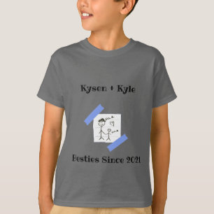 Kysen + Kyle Matching T - Shirt, Besties Seit 2021 T-Shirt