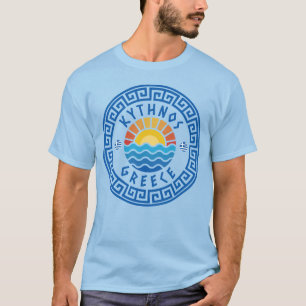 Kythnos Insel, Griechenland - Hellblau Herren T-Shirt