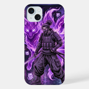 Kyubi Cyber-Samurai iPhone 15 Plus Hülle