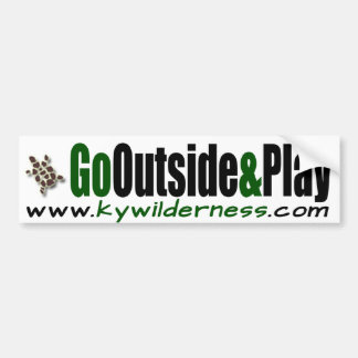 KYWilderness gehen äußer u. Spiel Autoaufkleber