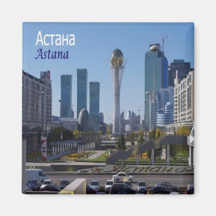 KZ - Kasachstan - Astana - Panorama Magnet