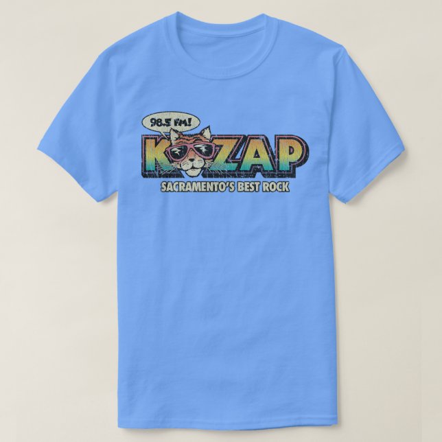 KZAP Sacramento Cool Cat 1968 T-Shirt (Design vorne)