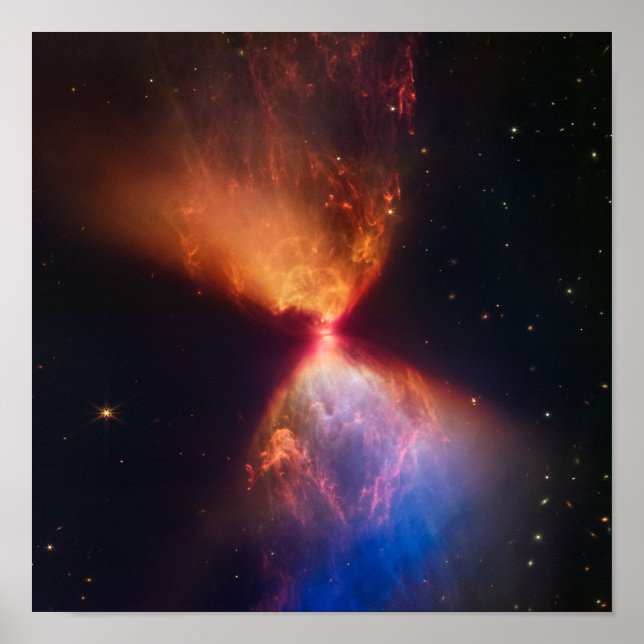 L1527 und Protostar James Webb Telescope Poster (Vorne)