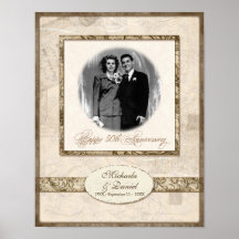 L744 11x14 50 Jahre Personalisiertes Foto