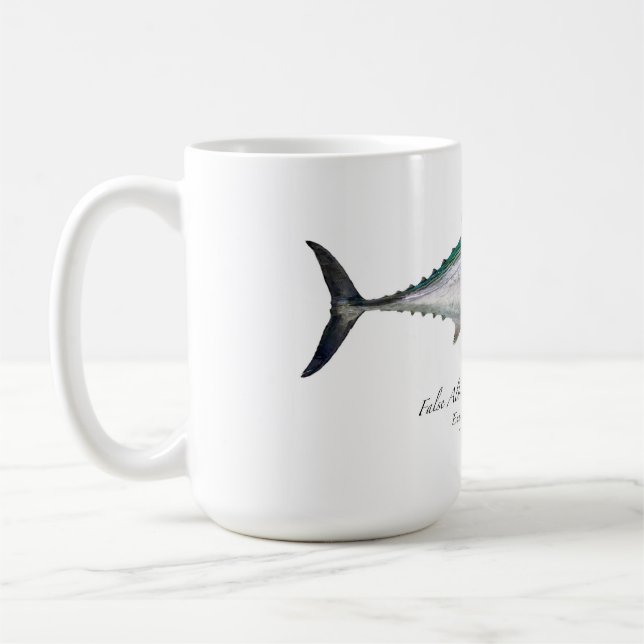 L 15 oz False Albacore Large Coffee Tasse (Links)