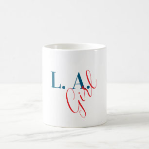 L. A. Girl Los Angeles moderner minimalistischer P Kaffeetasse
