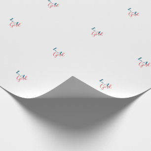 L. A. Girl Los Angeles moderner minimalistischer s Geschenkpapier