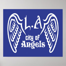 L.A. Wings Custom Color Poster