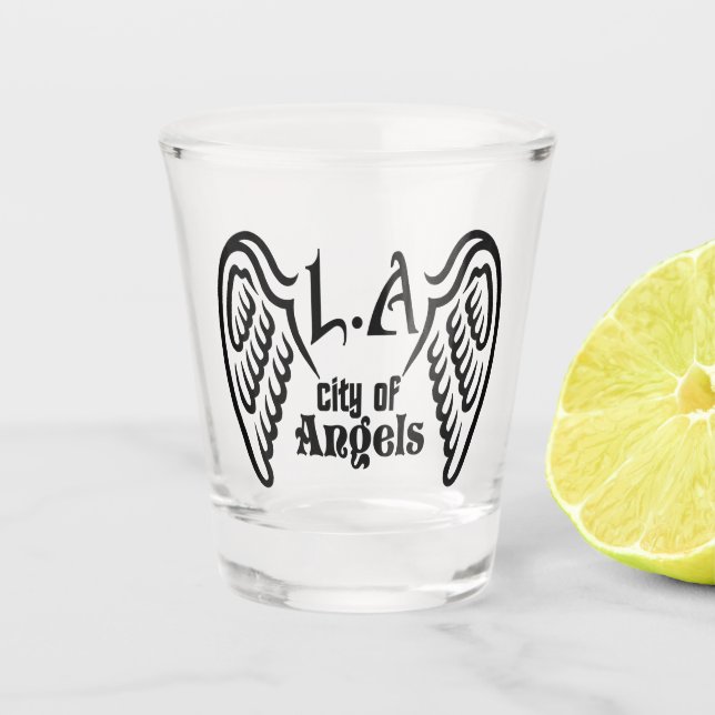 L.A. Wings Schnapsglas (Vorderseite)