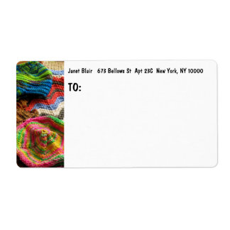 L Artisanware Strick Shipping Label