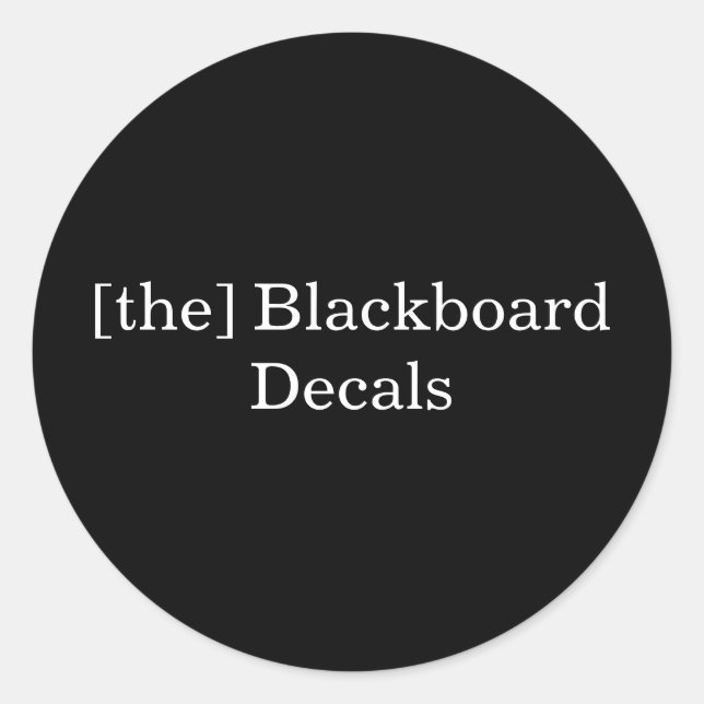 [l'] autocollant de cales de tableau noir (Devant)