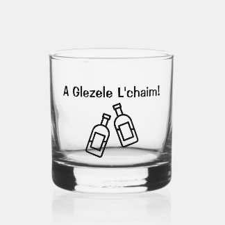 L’Chaim - Yiddish Style Design Whiskyglas