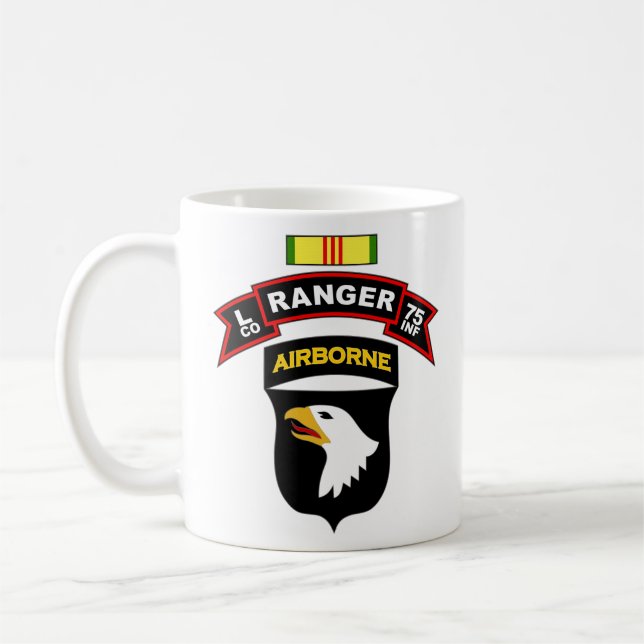 L Co, 75. Infanterie - Förster - 101. Abn, Vietnam Kaffeetasse (Links)