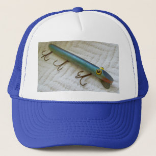 L Cooper Goo-Goo Eyes Eel Vintag Lure Hat Truckerkappe