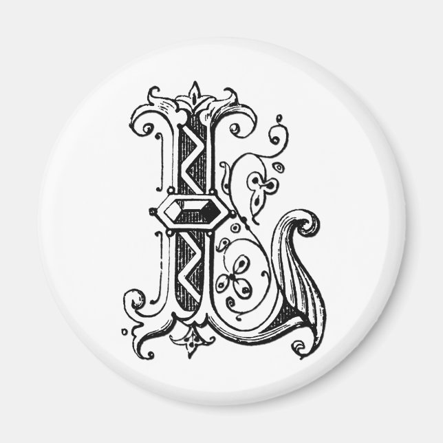 L Dekorationsschreiben Magnet (Vorne)