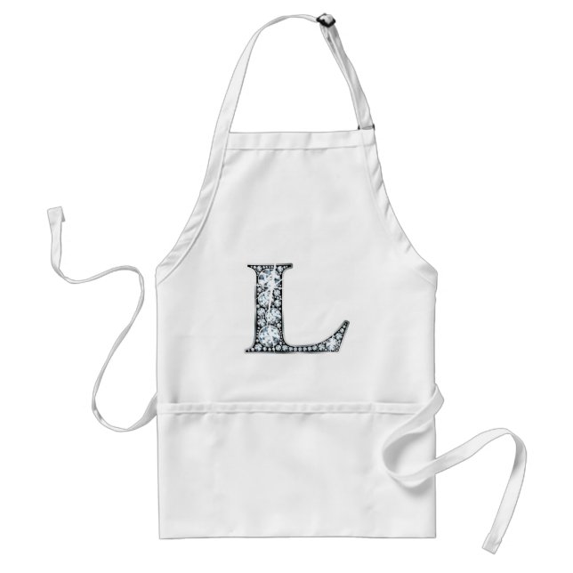 "L" Diamant Bling-Schürze Schürze (Vorne)