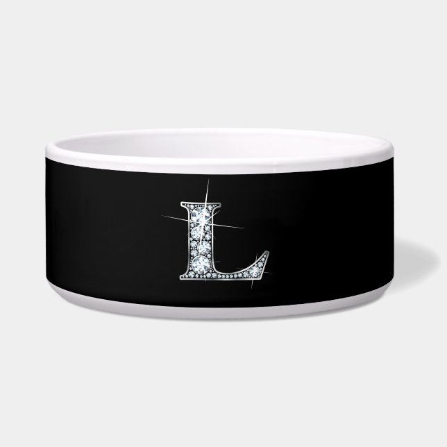 L "Diamond Bling" Pet Bowl Napf (Vorderseite)