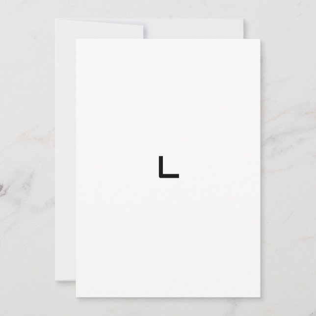 L EINLADUNG (Vorderseite)