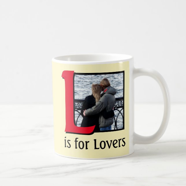 L für Liebende Kaffeetasse (Rechts)