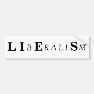 L I, B, E, R A L I, S, M AUTOAUFKLEBER