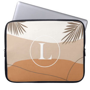 L - Initial Monogram Letter L Abstract Design Laptopschutzhülle