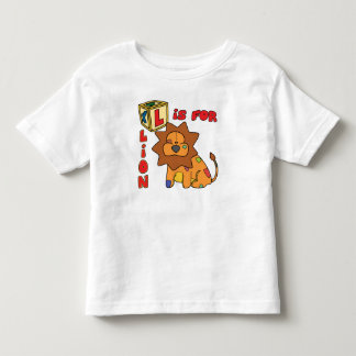 L ist für den T - Shirt des Löwe-Kindes