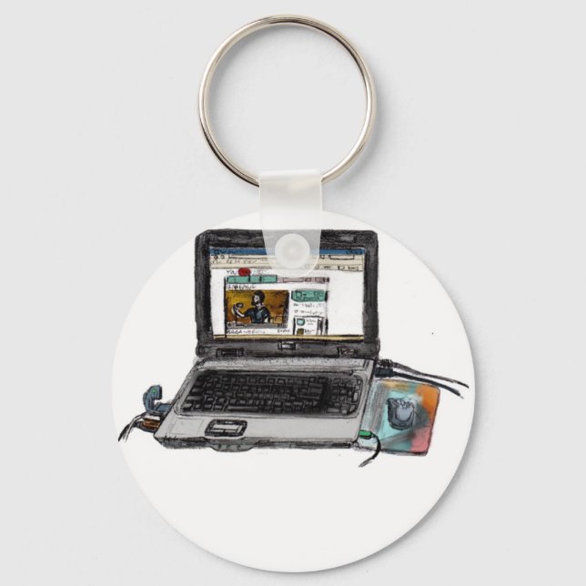 L ist für Laptop Schlüsselanhänger (Vorderseite)
